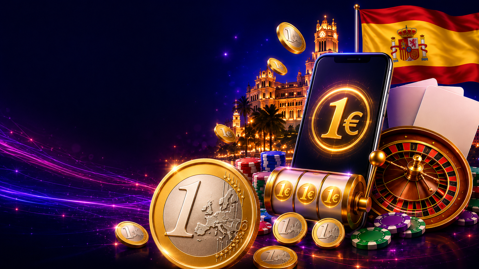 Casinos con depósito mínimo de 1 euro en España